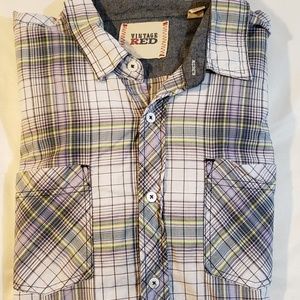 Vintage Red Button Down Shirt Size XL